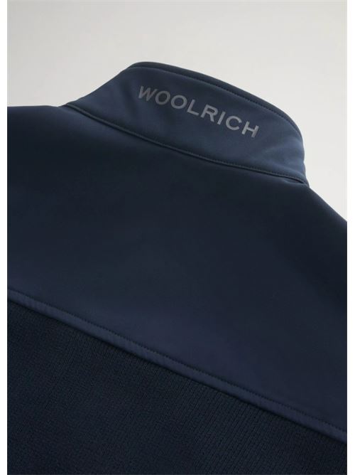 SOFT SHELL HYBRID WOOLRICH | CFWOOU0921MRUT36113989 MELTON BLUE